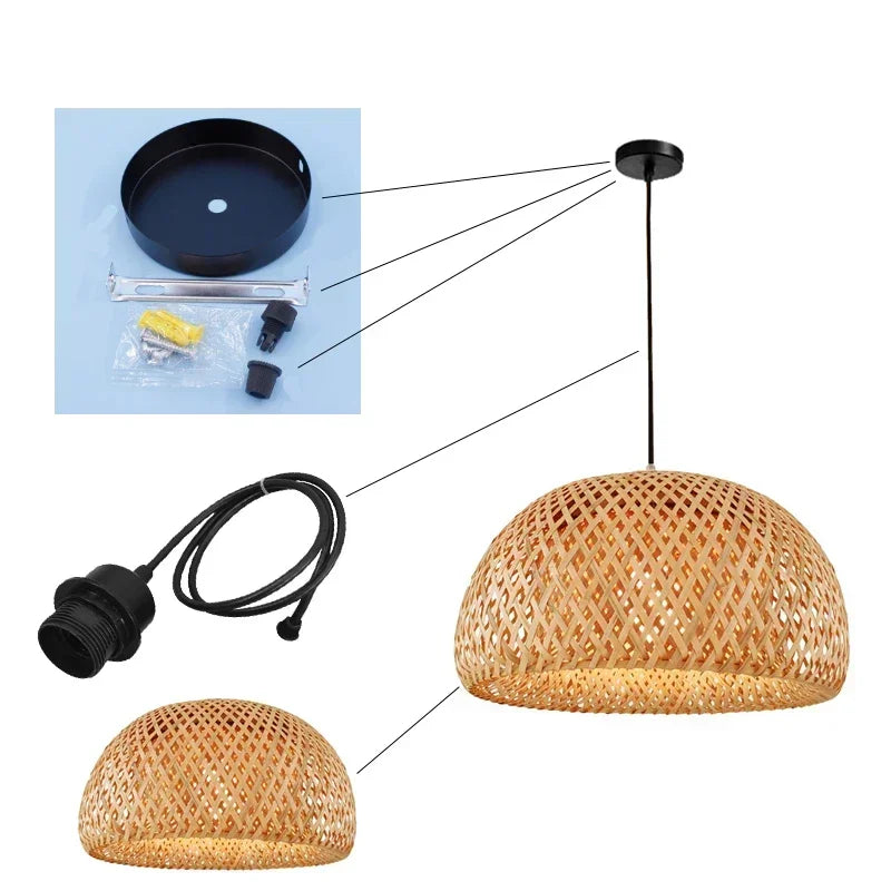 Bamboo Rattan Lamp