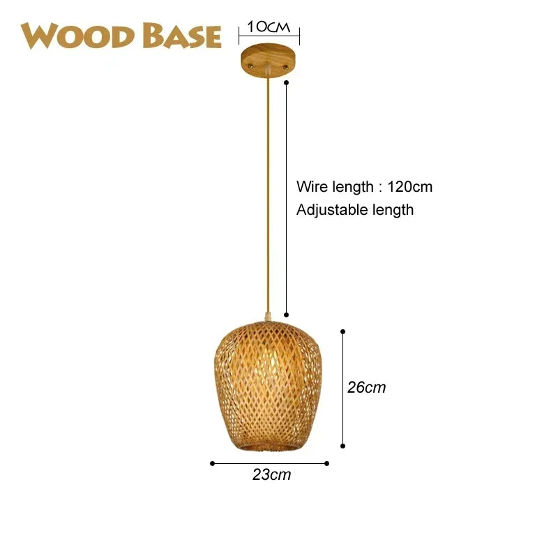 Bamboo Rattan Lamp