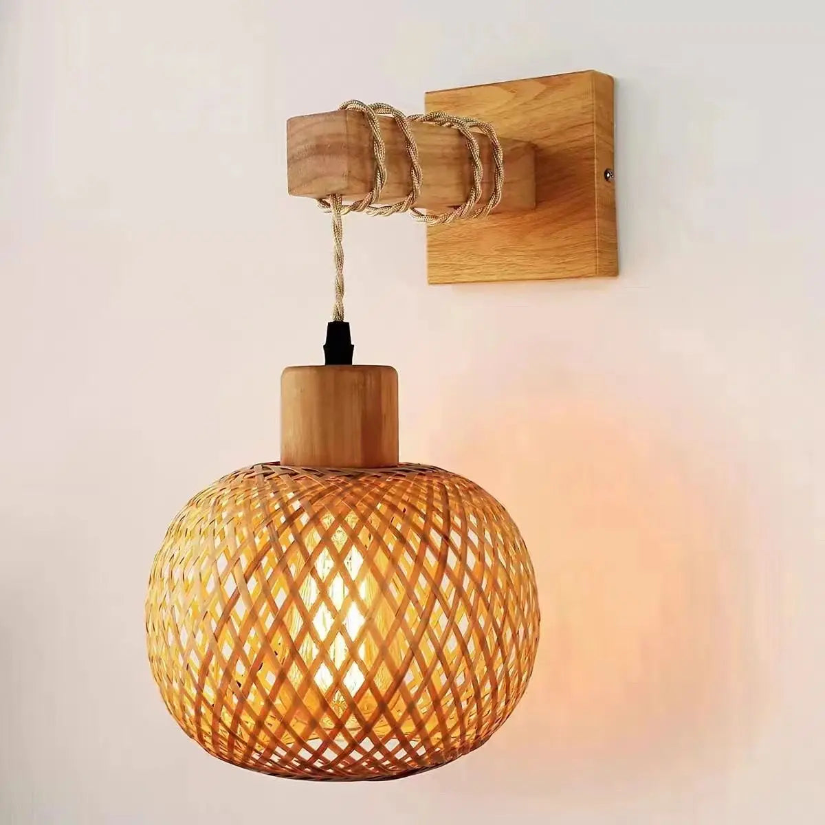 Bamboo Rattan Lamp