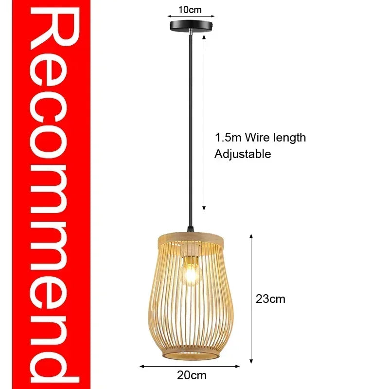 Bamboo Rattan Lamp