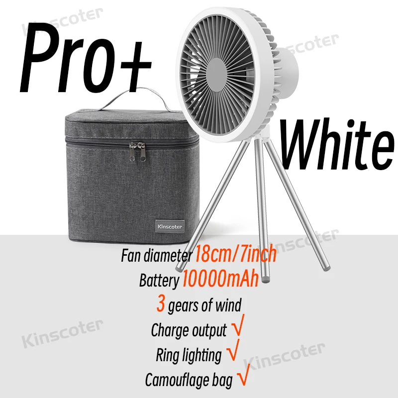 Rechargeable Portable Camping Fan