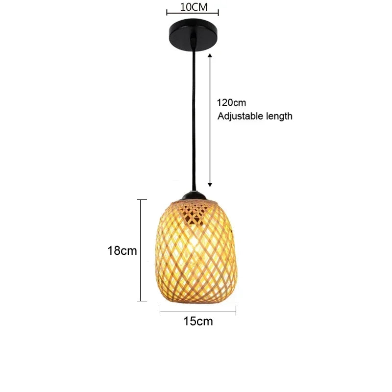 Bamboo Rattan Lamp