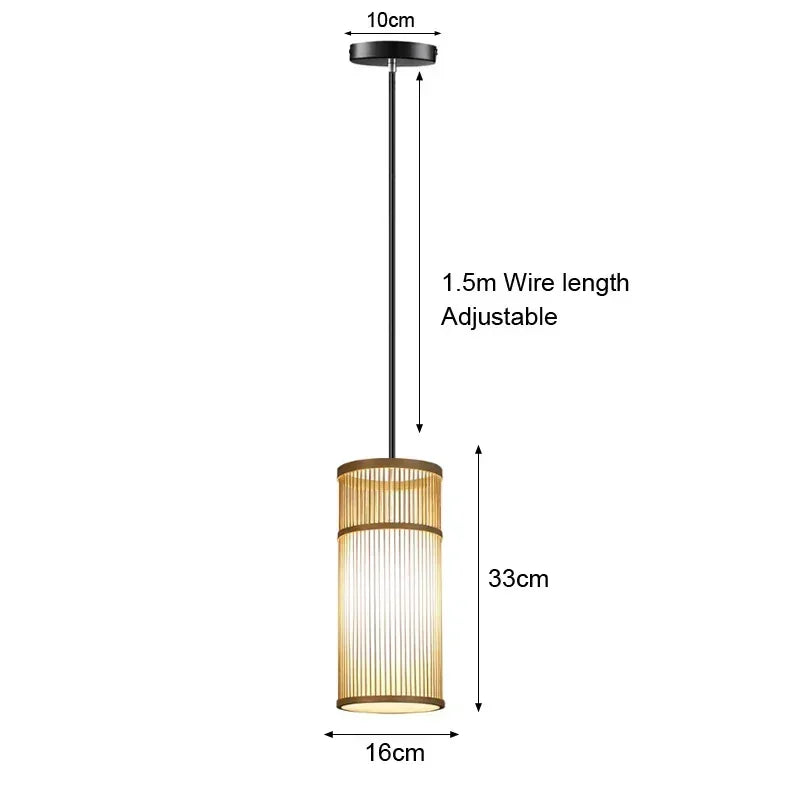 Bamboo Rattan Lamp