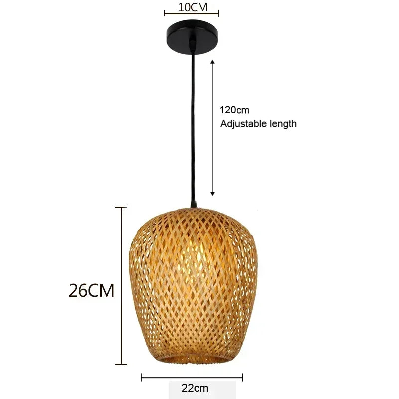 Bamboo Rattan Lamp
