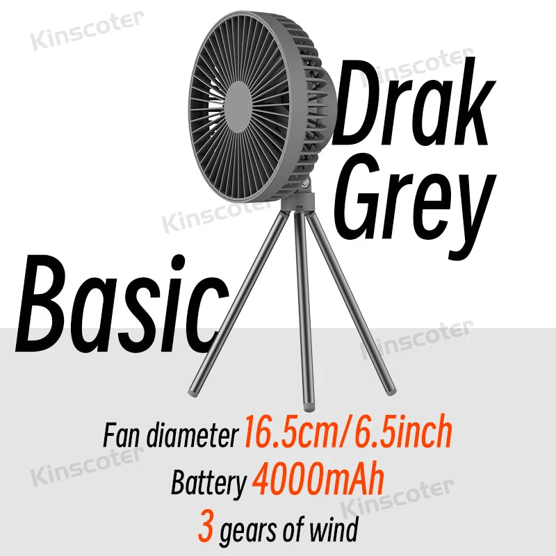 Rechargeable Portable Camping Fan