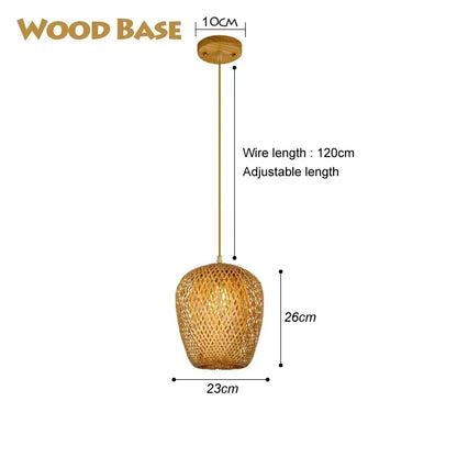 Bamboo Rattan Lamp