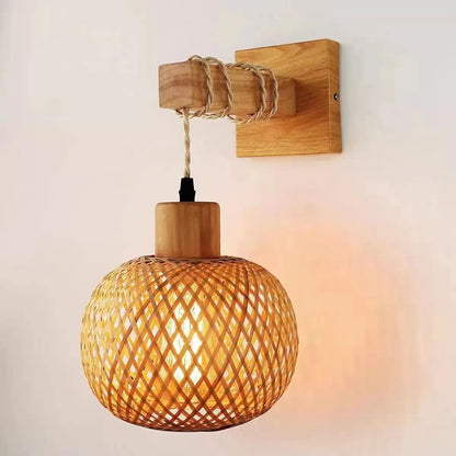 Bamboo Rattan Lamp