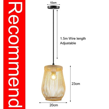 Bamboo Rattan Lamp