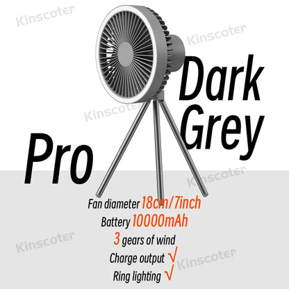 Rechargeable Portable Camping Fan