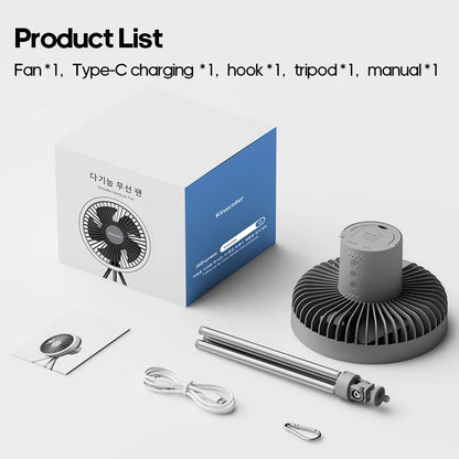 Rechargeable Portable Camping Fan