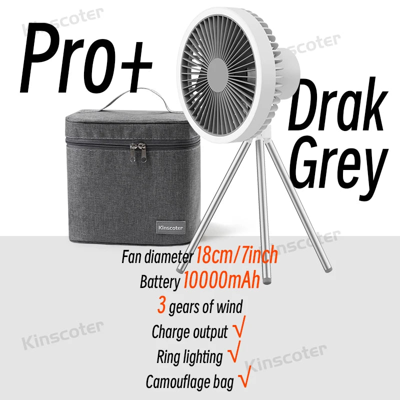 Rechargeable Portable Camping Fan